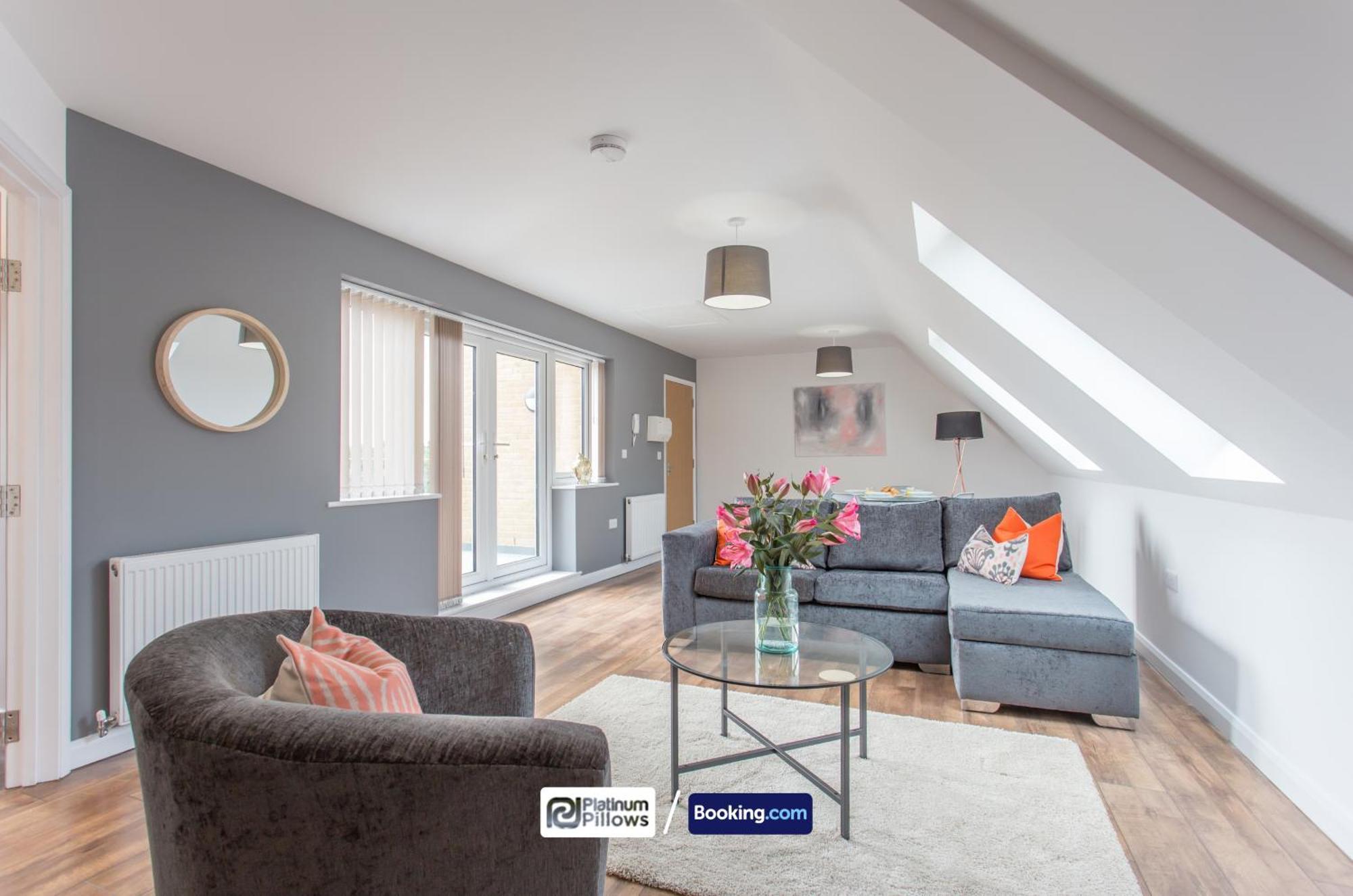 Modern Oxford 1Br Apt, Contractor & Family Accommodation, Near Oxford Hospitals And Science Park Экстерьер фото